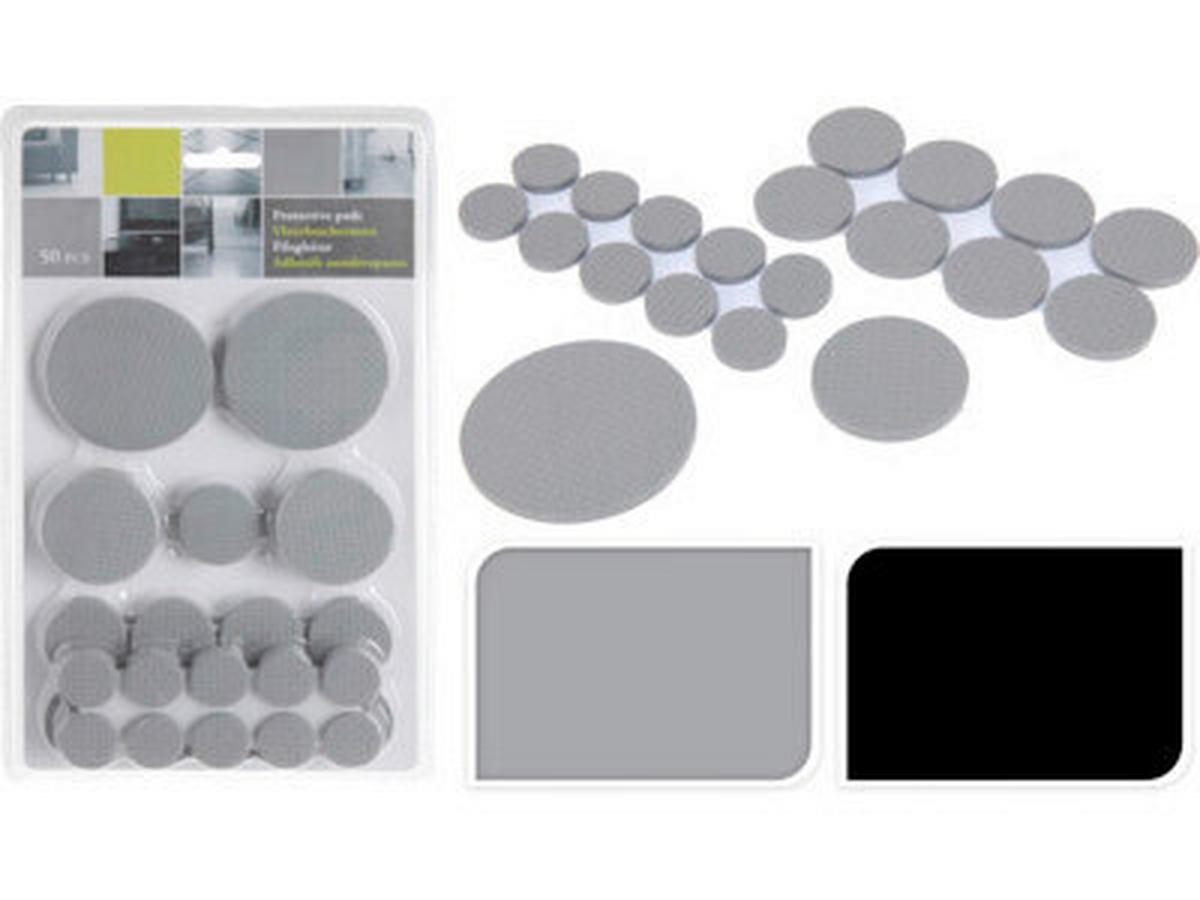 Csúszásgátló Alátét 50 Darabos - szürke, Konventionell, műanyag