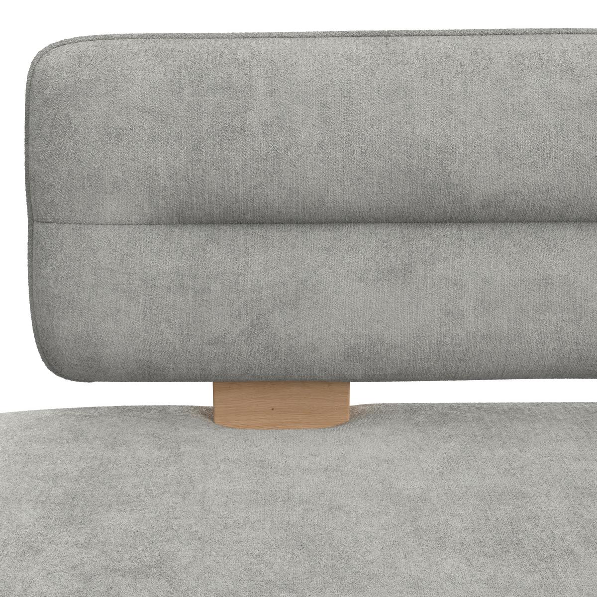 SITZBANK BELUNA II - Eichefarben/Hellgrau, KONVENTIONELL, Holzwerkstoff/Textil (120/87/67cm) - James Wood
