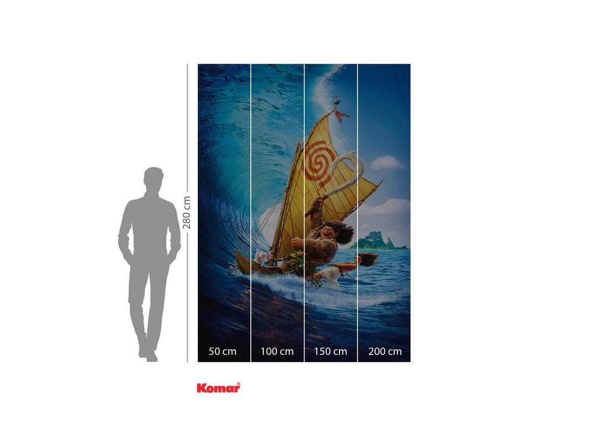 Fototapete Moana Ride The Wave - Multicolor, Trend, Textil (200/280cm)