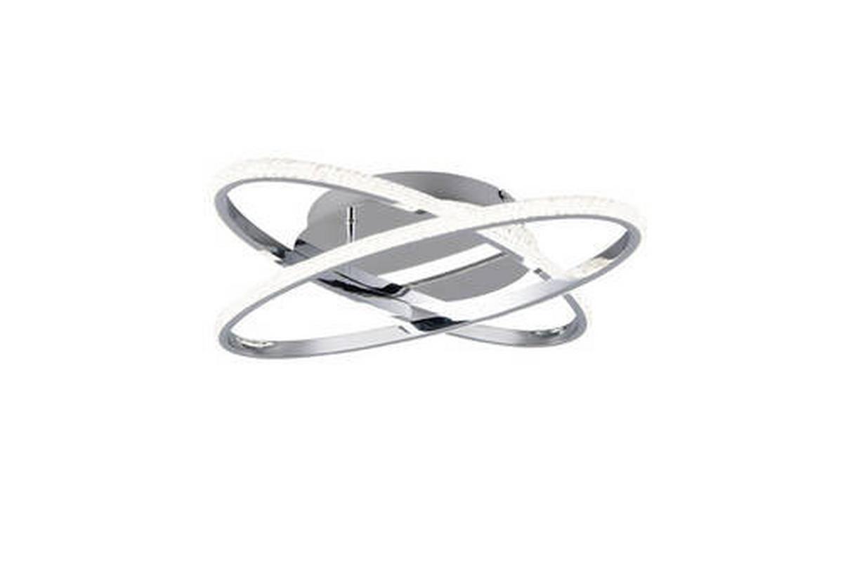 LED-Deckenleuchte R67802106 Lane - Chromfarben, KONVENTIONELL, Metall (58/9cm)