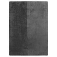 Fellteppich 100% Polyester - Grau, MODERN, Textil (80/150cm) - Luca Bessoni