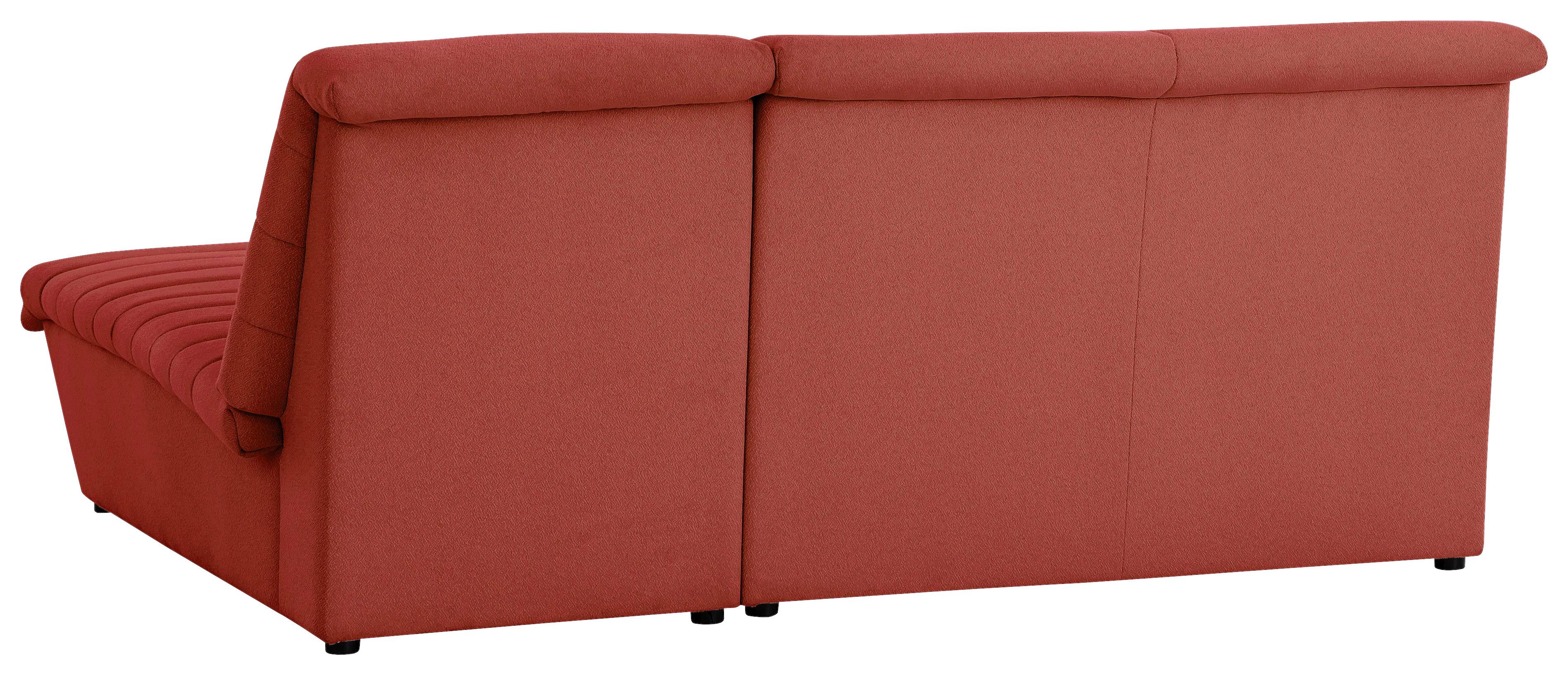 Ecksofa Looks Viii - Schwarz/Orange, Design, Textil (214/168cm) - LOOKS by W.Joop