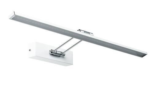 Bilderleuchte 99893 Weiß/Chromfarben, Warmweiß - Chromfarben/Weiß, Basics, Metall (58,5/4,6cm) - Paulmann