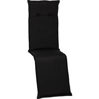 Auflage Trabazon 170x46x8cm Anthrazit - Anthrazit, Basics, Textil (170/46/8cm) - Gardenson