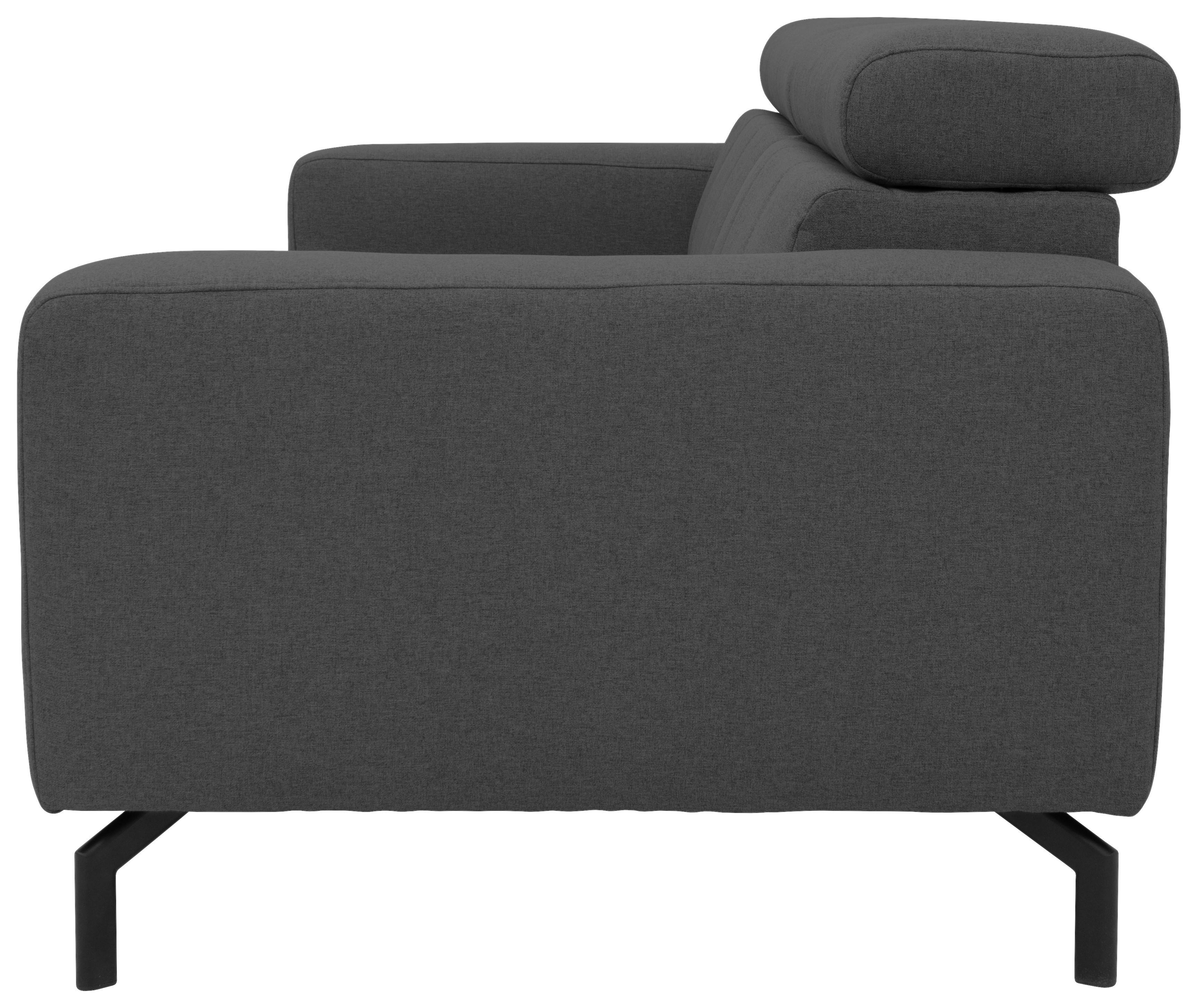 3-Sitzer-Sofa Kopfteil verstellbar Cunelli Grau