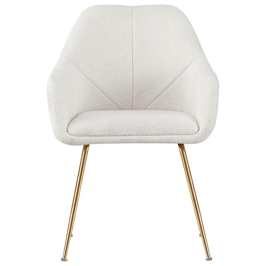 Armlehnstuhl Sara Creme gepolstert
