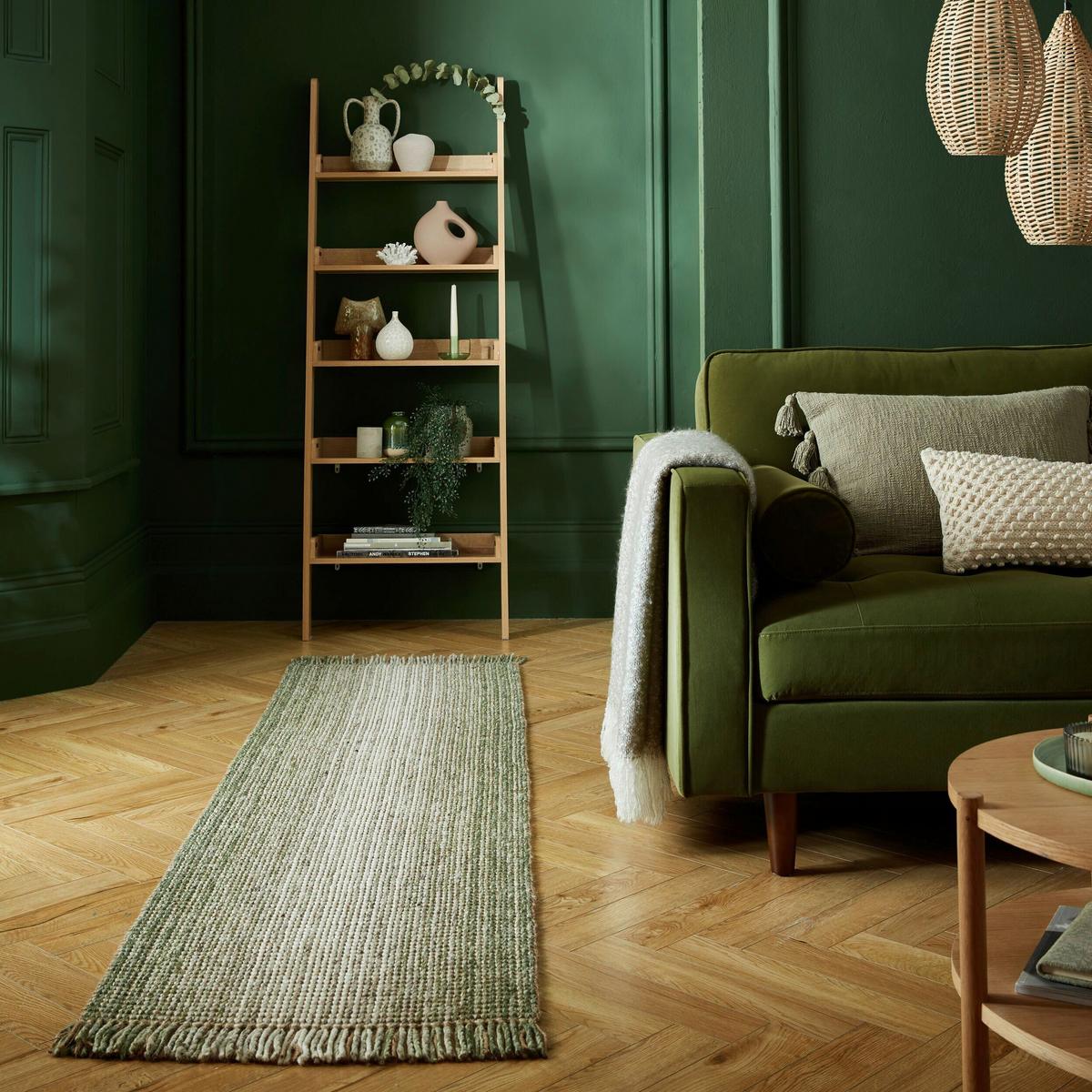 Läufer Ombre - Grün, KONVENTIONELL, Textil (60/230cm)