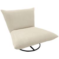 Relaxsessel Cremona Beige B: 100 Cm - Beige/Schwarz, Design, Textil (100/78/96cm) - Livetastic