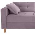 ECKSOFA Bergen - Flieder/Naturfarben, Design, Textil (231/160cm) - Luca Bessoni