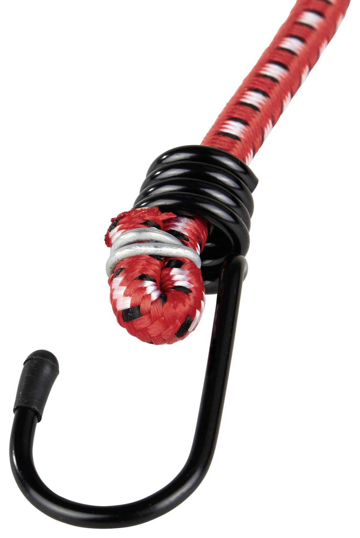 Spanngummi L: 30-60 cm 6er-Set, Tüv-Geprüft - Gelb/Rot, KONVENTIONELL, Kunststoff/Metall (30-60cm)