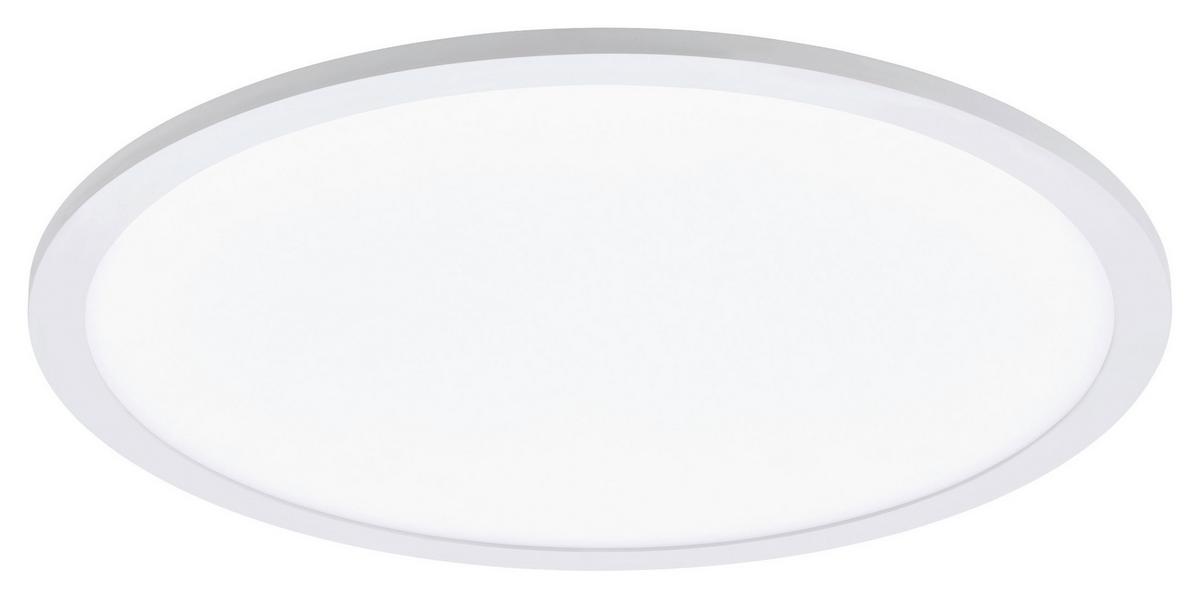Led-deckenleuchte Sarsina Ø 45 Cm Dimmbar - Weiß, MODERN, Kunststoff/Metall (45/5cm)