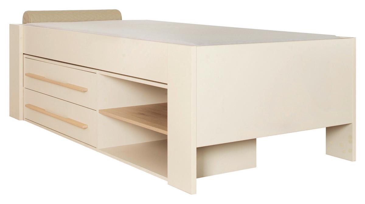 Bett Flexi Grow Captain Kashmir, Lf 90x200 Cm - Kaschmir, KONVENTIONELL, Holz/Holzwerkstoff (90/200cm) - Roba
