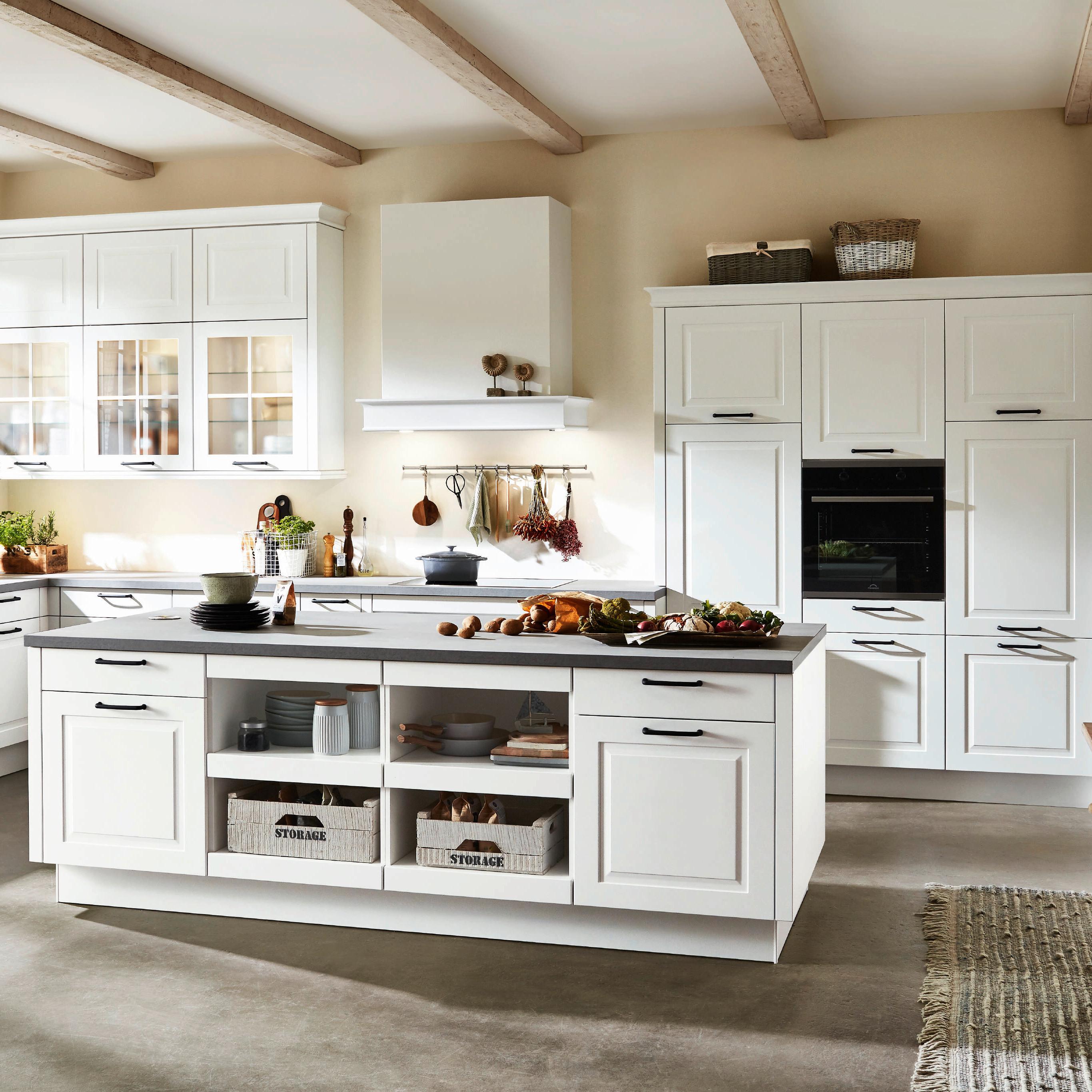 Einbauküche Springfield Frei Planbar Landhausstil - MODERN, Holzwerkstoff - Vertico