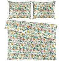 Povlečení Kamia XXL, 2x70/90 200/220cm - růžová/tyrkysová, Romantický / Rustikální, textil (200/220cm) - Mömax