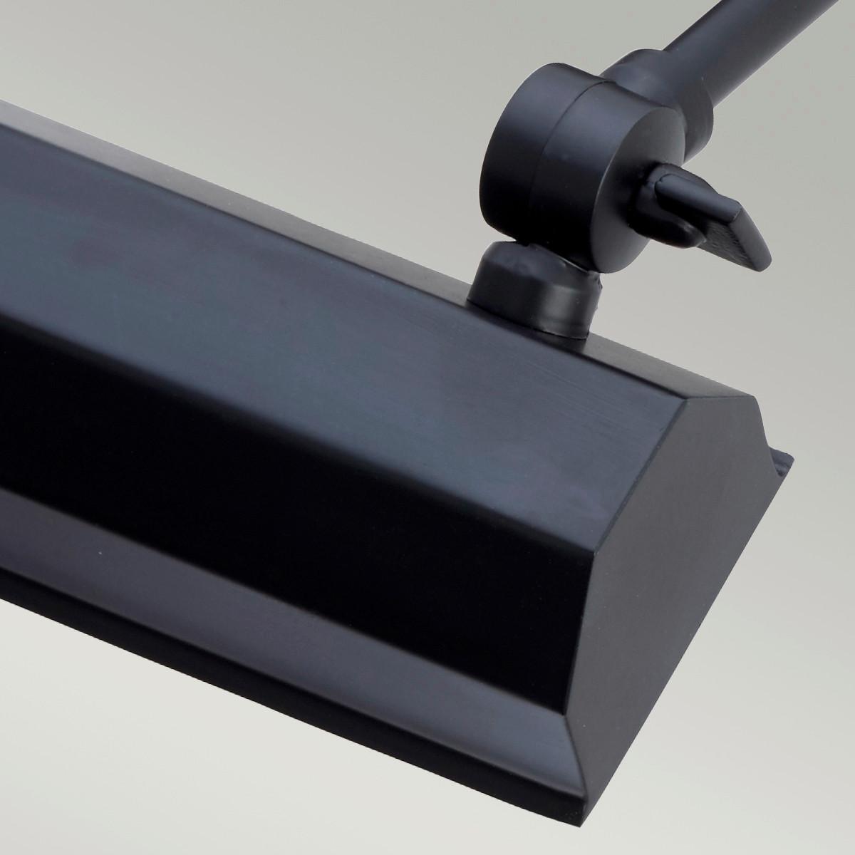Bilderleuchte Chawton-pls-blk Schwarz, 1-Flammig - Schwarz, Basics, Metall (18.2/11.9/18.6cm) - Elstead Lighting