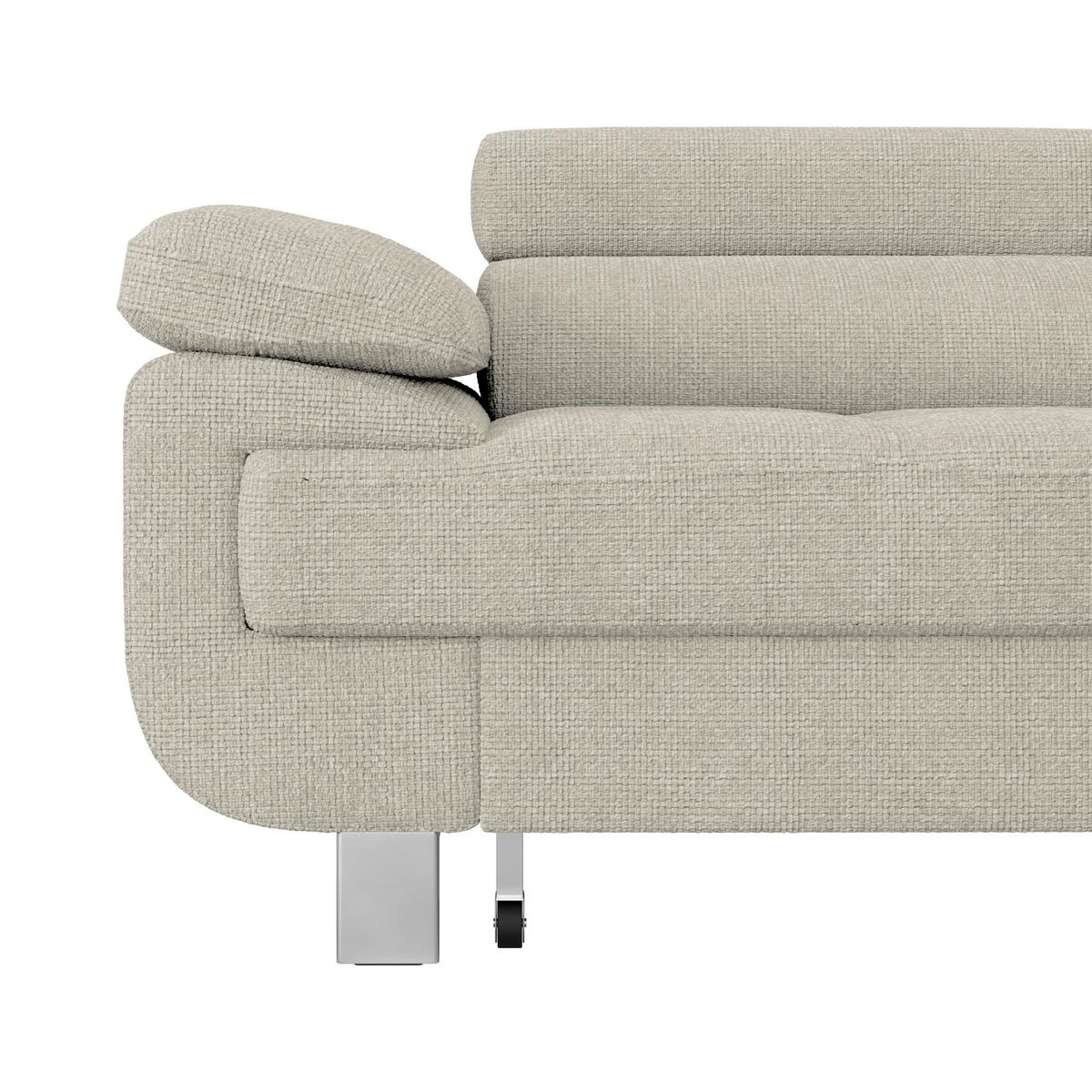 Ecksofa Savona - Greige, MODERN, Textil (270/230cm) - Ondega