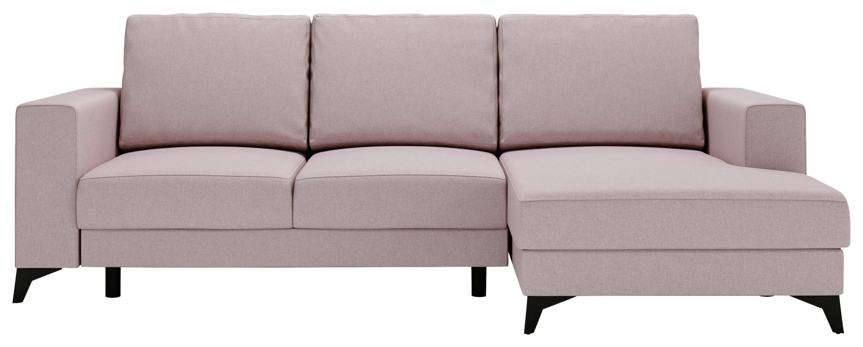 Harvey Rosa S: 244x156 Cm - Schwarz/Rosa, Design, Textil (244/156cm) - Livetastic