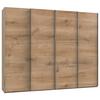 Schwebetürenschrank 300cm Level, Eiche Dekor - Eichefarben, MODERN, Holzwerkstoff (300/236/65cm) - MID.YOU