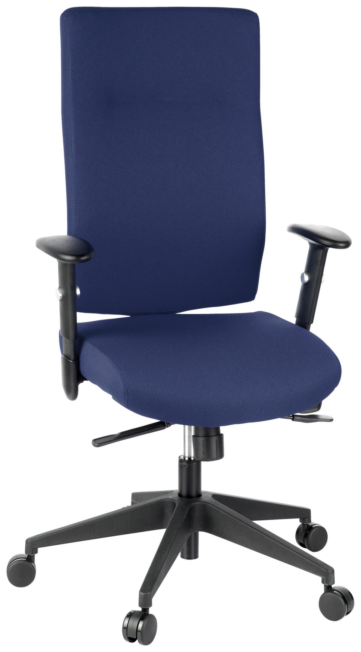 Drehstuhl Pro-Tec 300 Dunkelblau - Dunkelblau, MODERN, Kunststoff/Textil (57/125/53cm) - MID.YOU