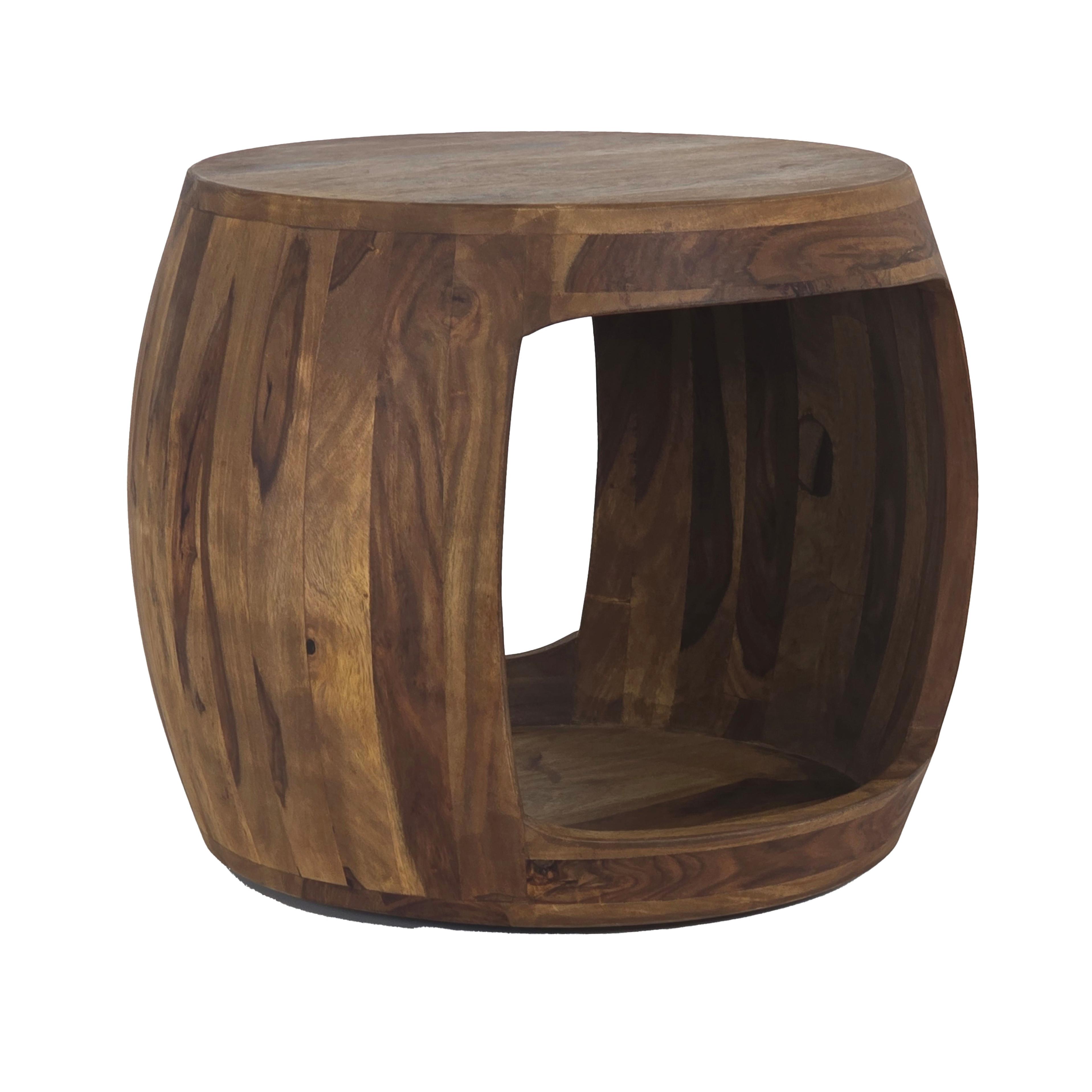 BEISTELLTISCH Braun L: 50cm - Braun, Design, Holz (50/50/40cm) - MID.YOU