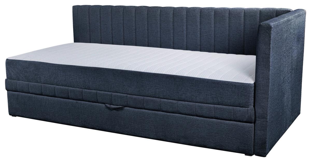 Schlafsofa Roma - Schwarz, Design, Textil (212/83/99cm) - MID.YOU