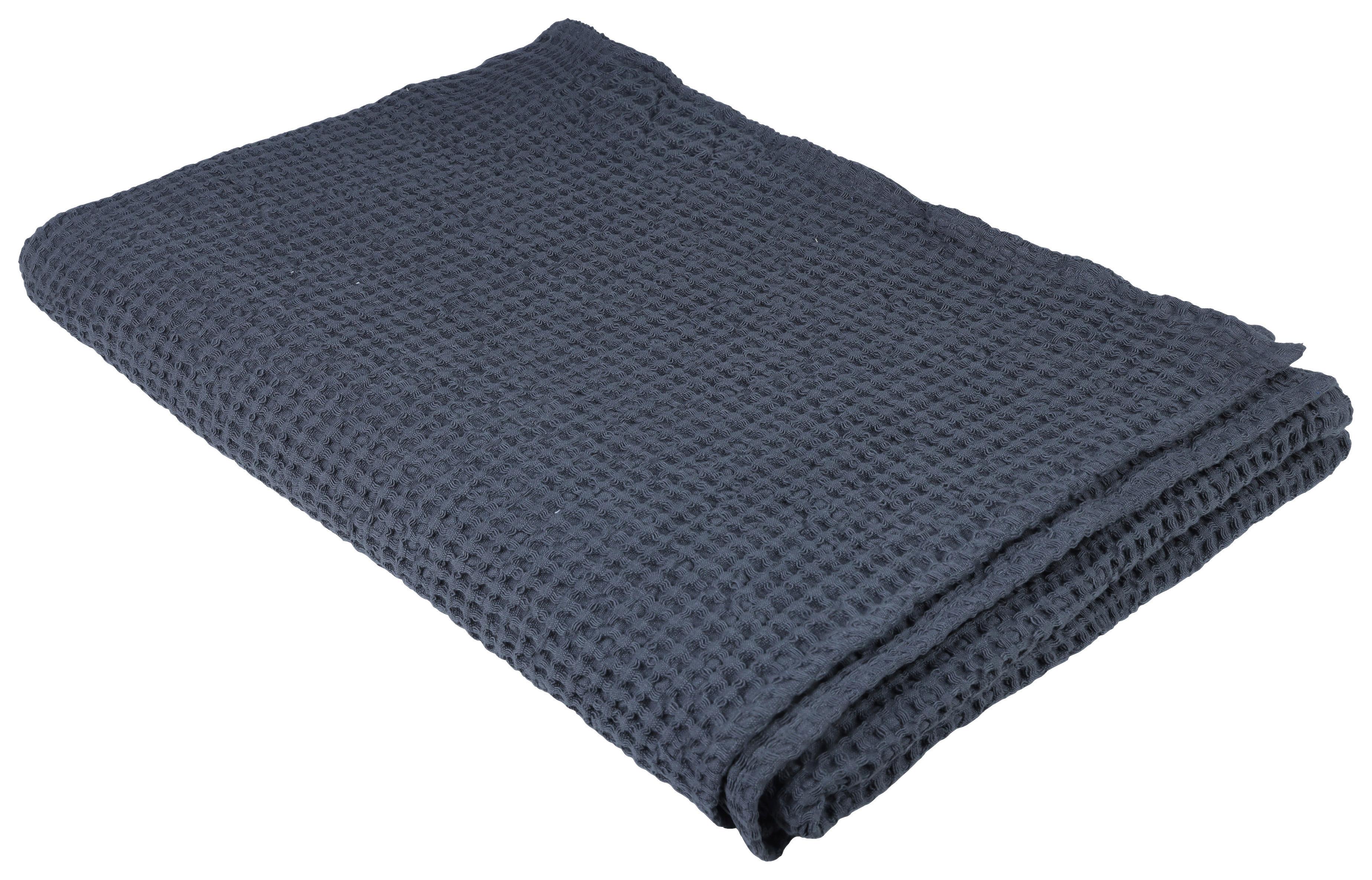 Kuscheldecke Christina - Anthrazit, MODERN, Textil (145/200cm) - Luca Bessoni