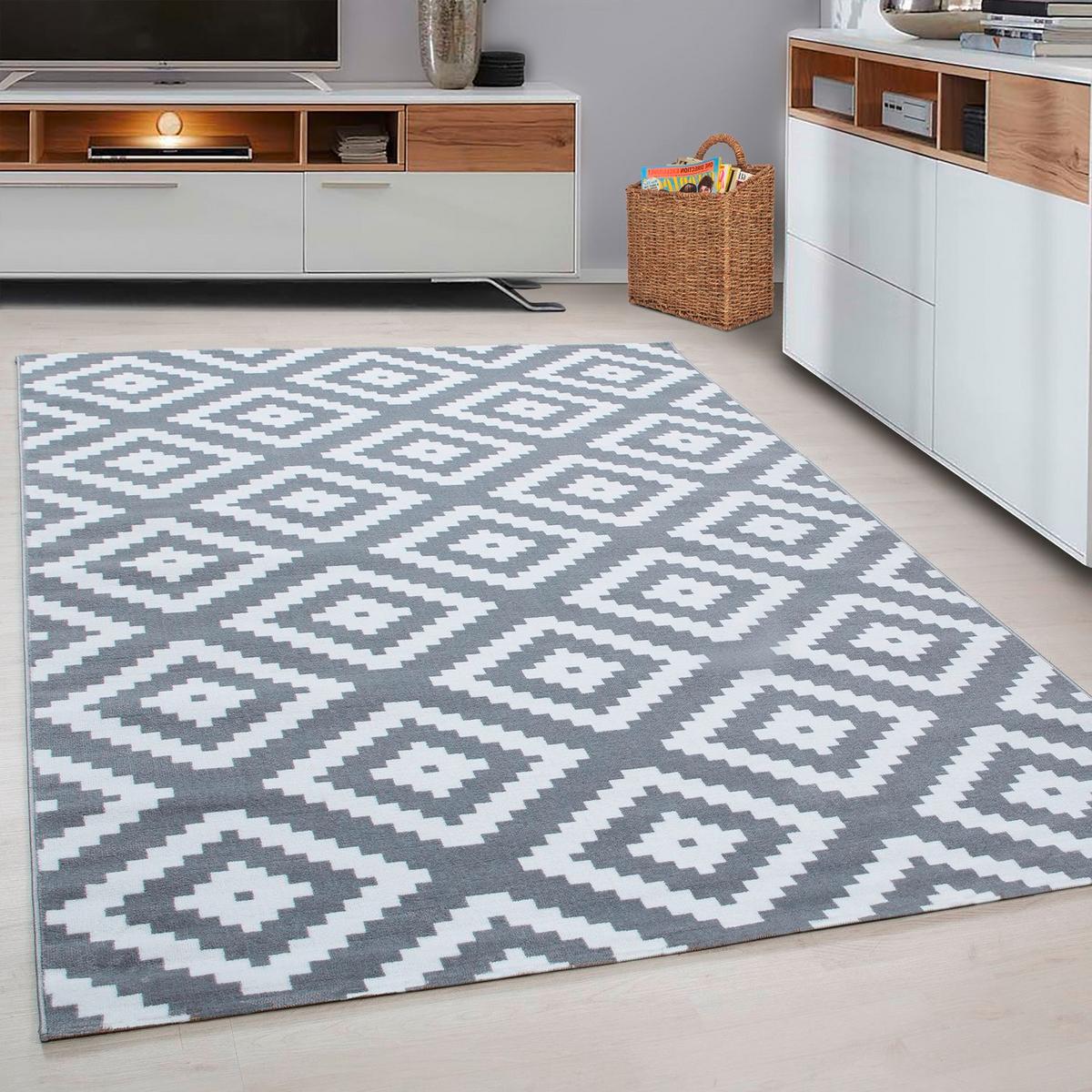 Teppich Läufer Grau Plus 80x300 Cm - Grau, KONVENTIONELL, Textil (80/300cm) - Novel