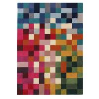 Wollteppich Lucea - Multicolor, KONVENTIONELL, Textil (120/170cm)