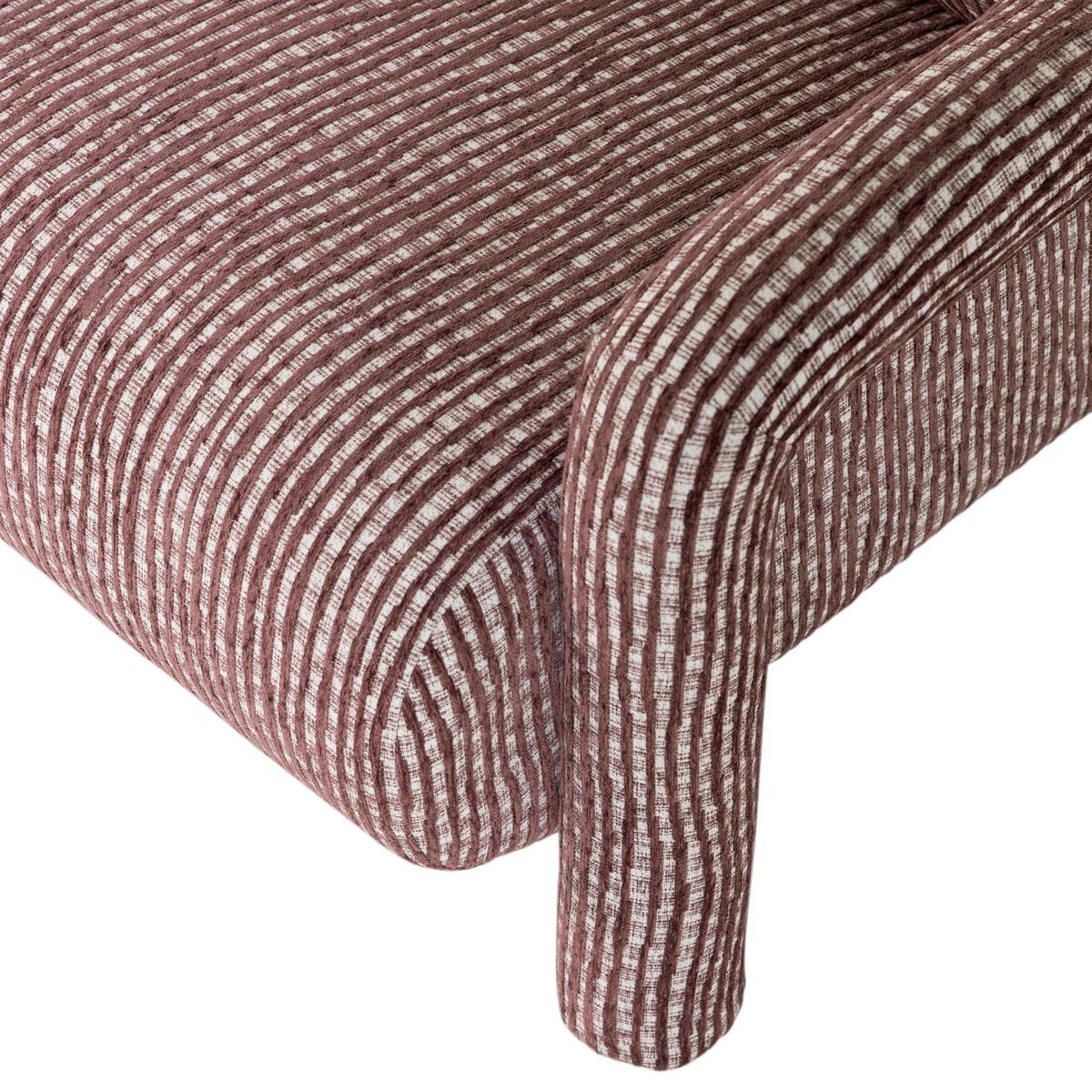 SESSEL Lenny Bordeaux B: 76cm - Bordeaux, MODERN, Textil (76/65/82cm) - Livetastic