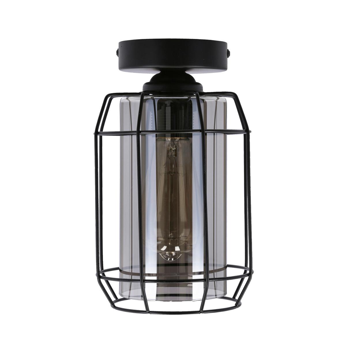 Deckenleuchte 31-08404 Jonera - Goldfarben/Schwarz, Design, Metall (15/15/23cm)