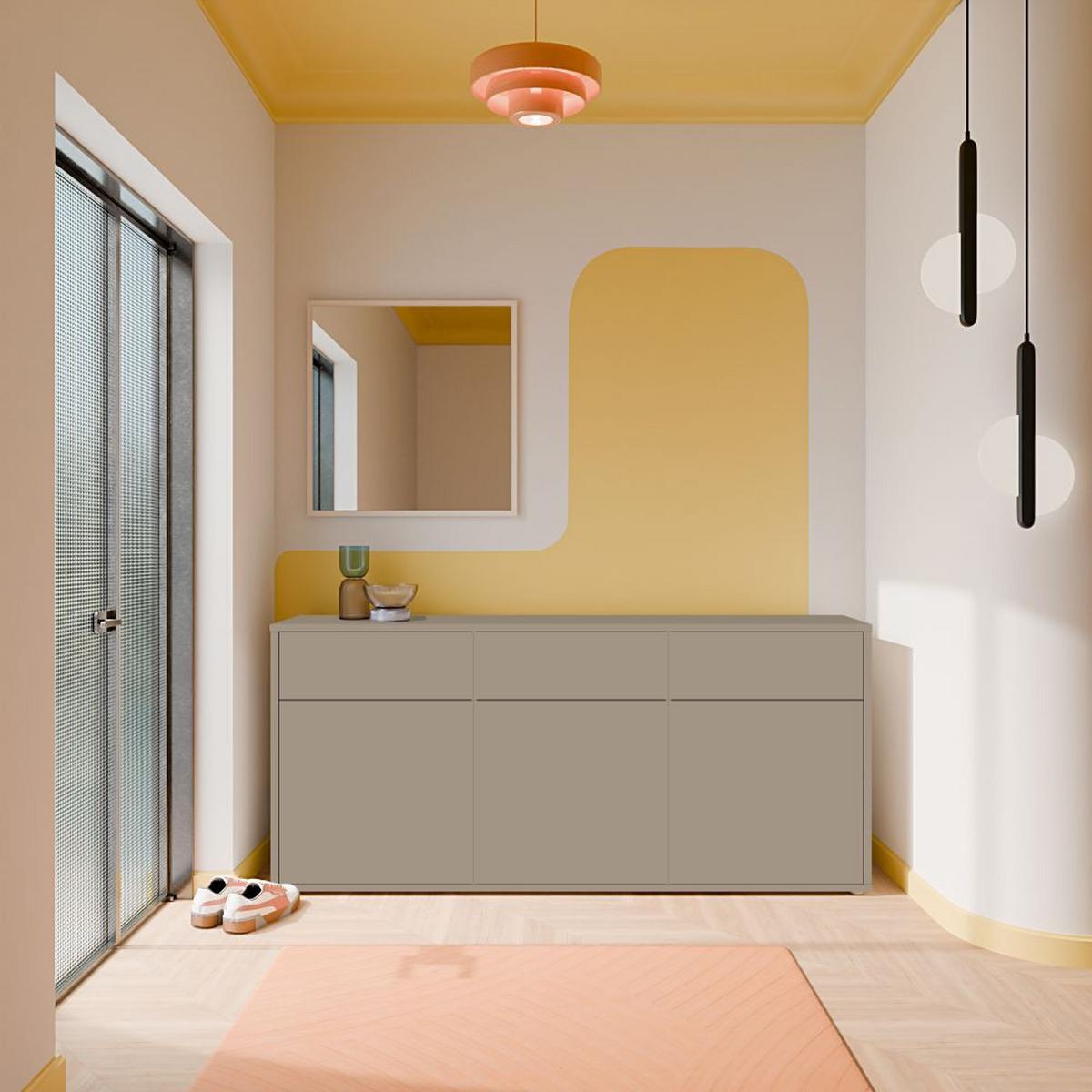 KOMODA ALICE SPRINGS - taupe, Modern, kompozitné drevo (184,2/83,1/41,5cm)