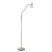 Stehleuchte 41890101 Daytona - Alabasterfarben/Schwarz, KONVENTIONELL, Glas/Kunststoff (23/150cm) - Globo