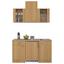 Küchenblock Nano 150 cm Buche - Buchefarben/Creme, MODERN, Holzwerkstoff (150/60cm) Küchenblock Nano 150 cm Buche - Buchefarben/Creme, MODERN, Holzwerkstoff (150/60cm)