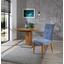 Stuhl Julia Hellblau - Eichefarben/Hellblau, MODERN, Holz/Textil (46/101/60cm) Stuhl Julia Hellblau - Eichefarben/Hellblau, MODERN, Holz/Textil (46/101/60cm)