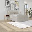 Boxspringbett mit Topper und Bettkasten 140x200 Medino - Beige, KONVENTIONELL, Holz/Holzwerkstoff (140/200cm) - Luca Bessoni