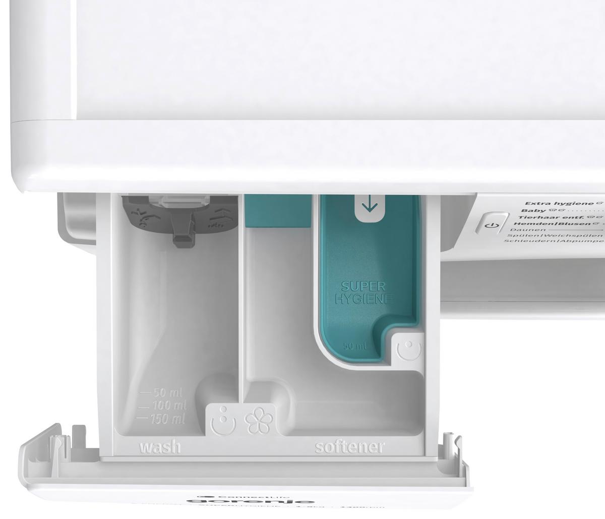 Waschmaschine Wpnei94a1dts - Weiß, Basics, Glas/Kunststoff (60/85/54,5cm) - Gorenje