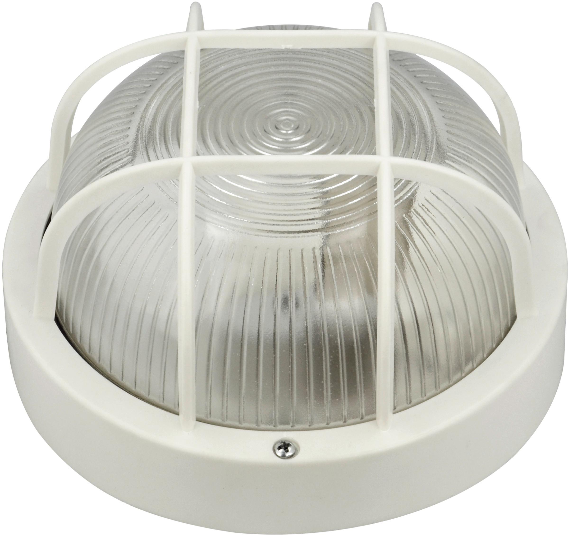 Led-wandleuchte 1-flammig, Für In- Und Outdoor - Weiß, Basics, Glas/Kunststoff (18,5/10,5cm)