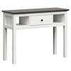 Schminktisch Bondy Kiefer Dekor/weiß B: 114 Cm Mit Lade - Lärchefarben/Graphitfarben, KONVENTIONELL, Holzwerkstoff (114/86/41cm) - MID.YOU