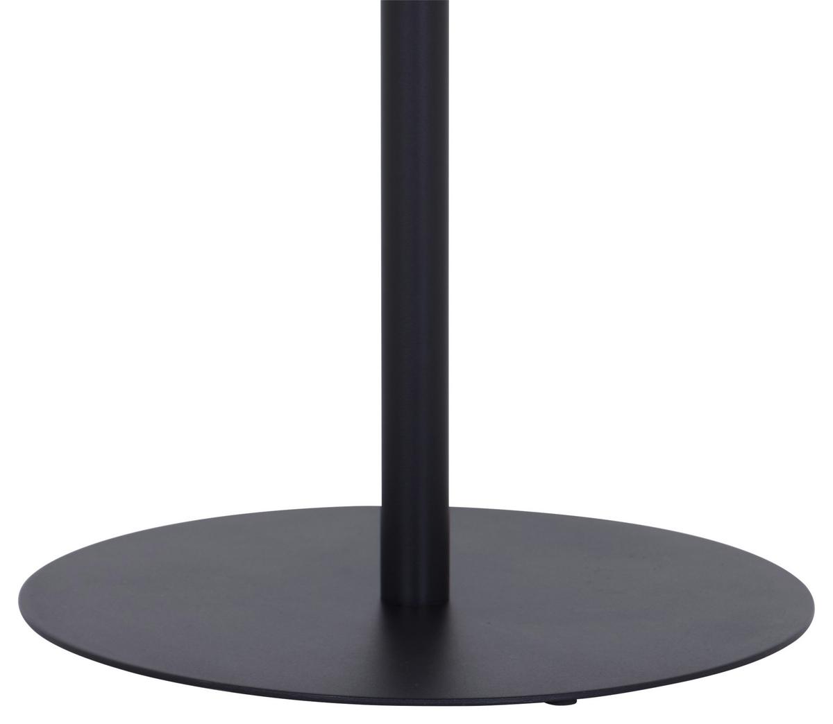 Beistelltisch Wien Schwarz - Schwarz, Design, Metall (40/45/40cm) - P & B