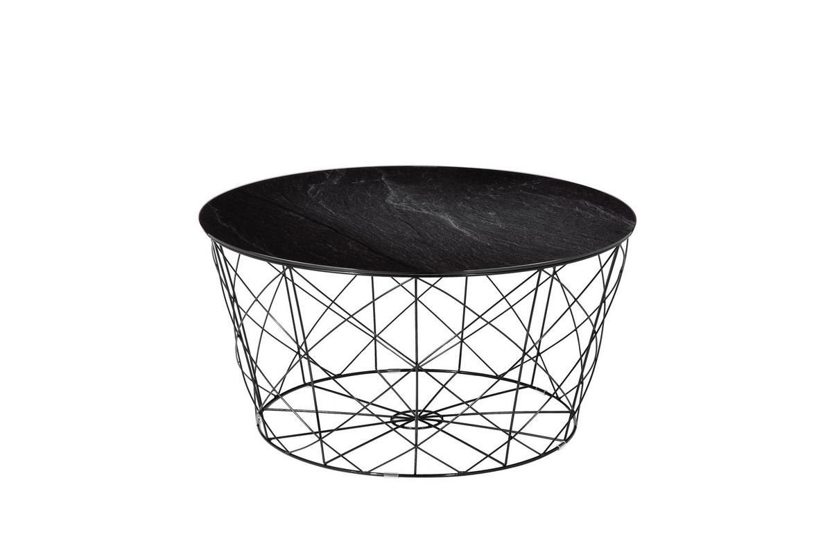 Couchtisch Schwarz L: 80 Cm - Schwarz, Design, Glas/Metall (80/80/45cm) - Livetastic