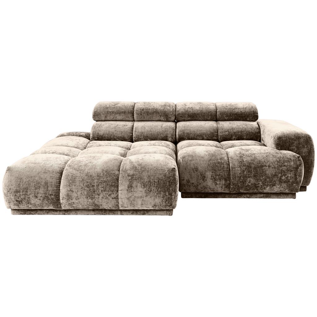 Ecksofa Chani Taupe, Schenkel: 150x239 cm