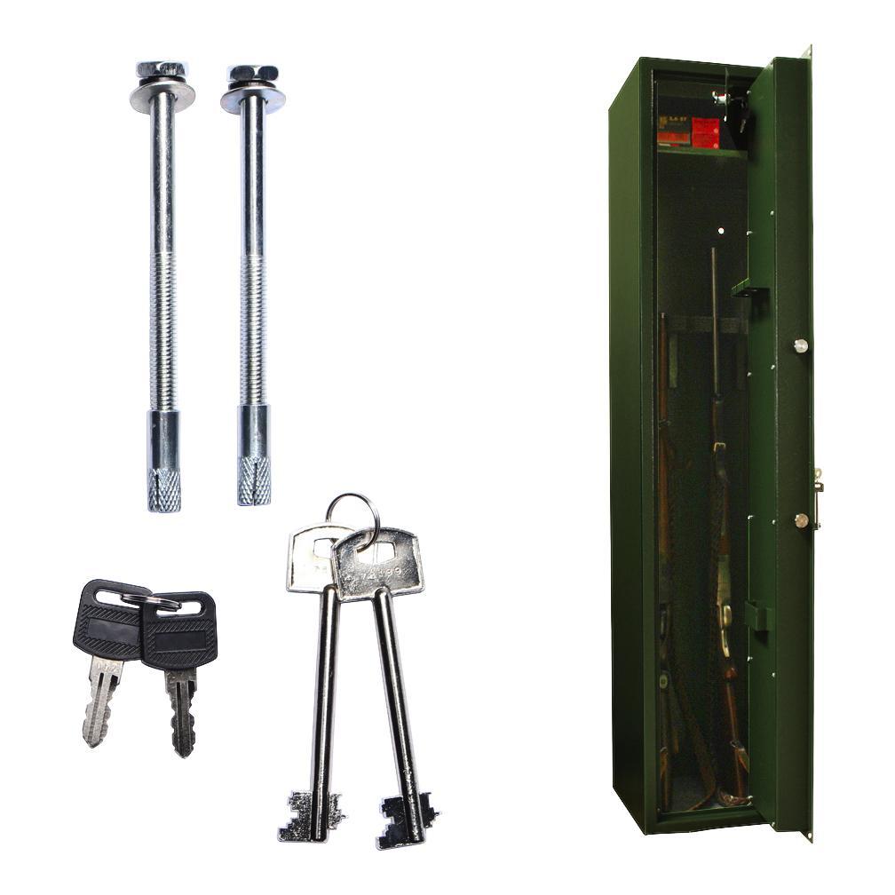 Waffenschrank für 5 Waffen mit Doppelbartschloss