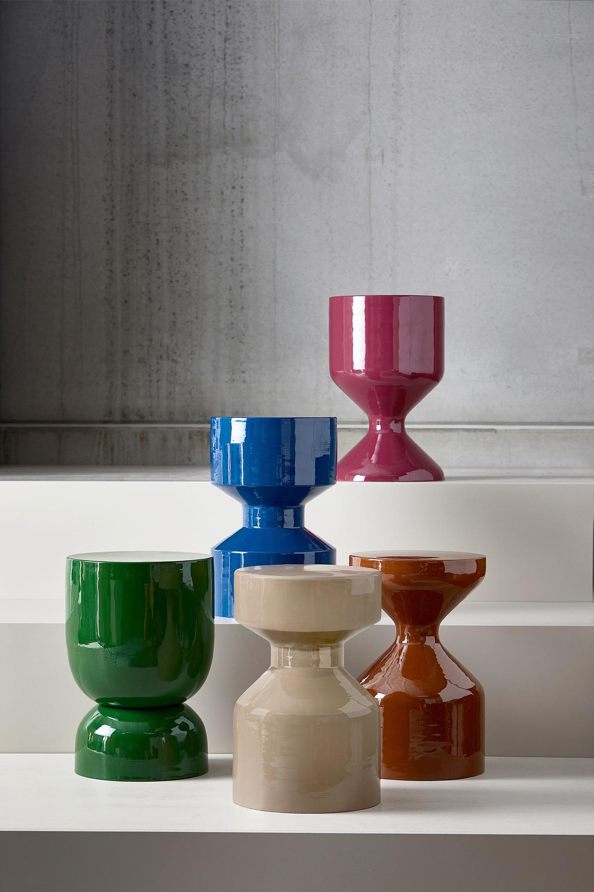 Beistelltisch Ferry Braun B: 30 cm - Braun, Design, Metall (30/30/47cm) - Livetastic