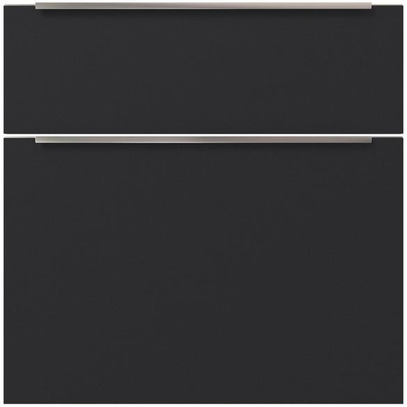 Badmöbel-Set 4-Tlg. Eastbourne B: ca. 230 cm Grau/Schwarz - Schwarz/Grau, Holzwerkstoff (230cm)