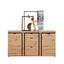 Sideboard mit Soft-Close B 167,3cm Nyon, Eiche Dekor - Eichefarben/Schwarz, MODERN, Holzwerkstoff (167,3/90,9/40,5cm) Sideboard mit Soft-Close B 167,3cm Nyon, Eiche Dekor - Eichefarben/Schwarz, MODERN, Holzwerkstoff (167,3/90,9/40,5cm)