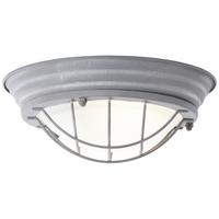 Deckenleuchte Typhoon Ø 29 cm 1-Flammig Industrial-Style - Grau, KONVENTIONELL, Glas/Metall (29/10cm) - Brilliant