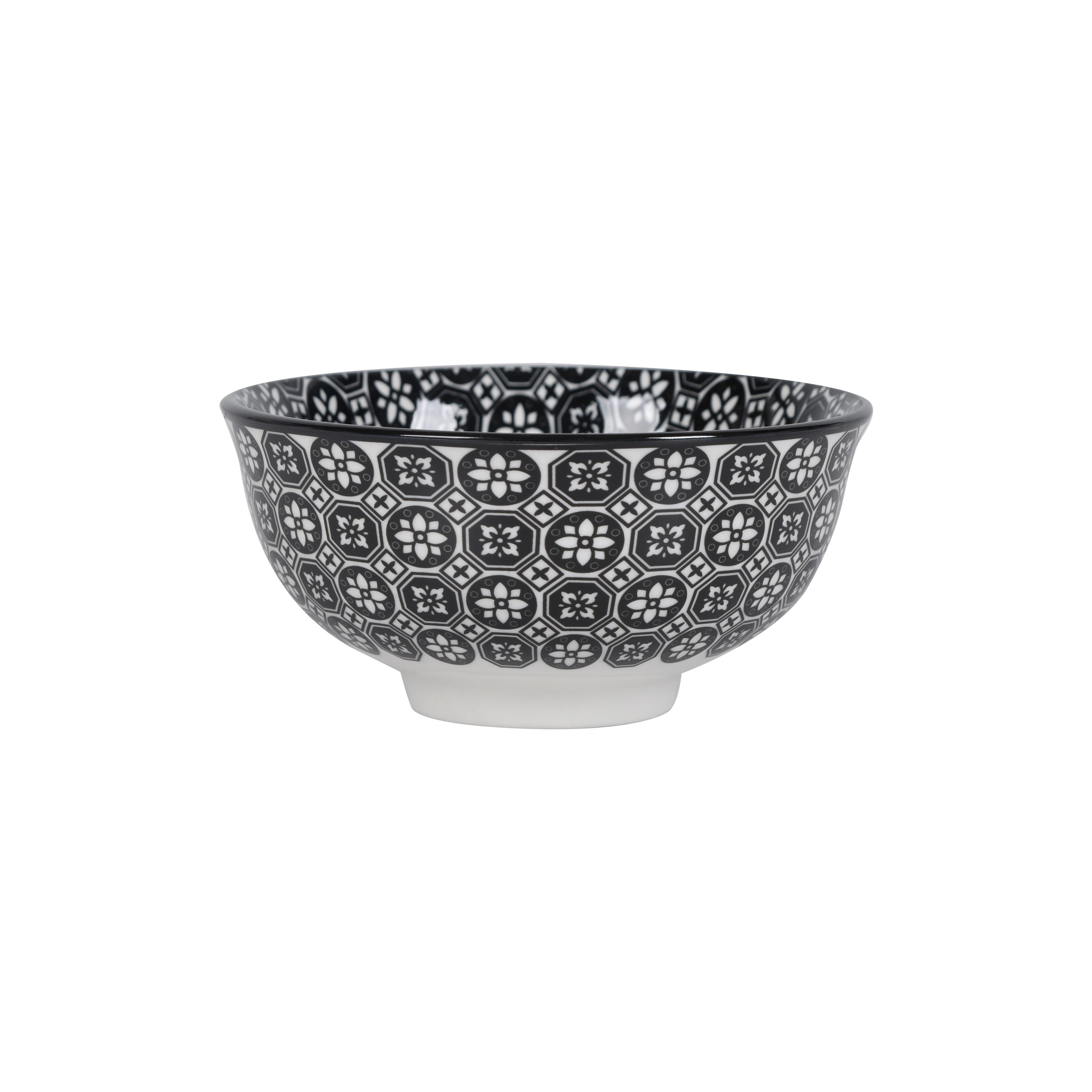Miska na dip SHIVA - čierna/biela, Lifestyle, keramika (11,7/5,6cm) - Mömax