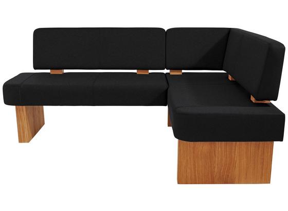 Eckbank Silba - Eichefarben/Schwarz, KONVENTIONELL, Holz/Wellpappe (220/180cm) Eckbank Silba - Eichefarben/Schwarz, KONVENTIONELL, Holz/Wellpappe (220/180cm)