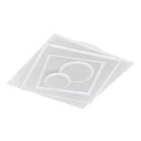 LED-Deckenleuchte Ratio L: 50,2 cm, 3-Fach Schaltbar - Weiß, Design, Metall (50,2/50,2cm) - Fischer & Honsel