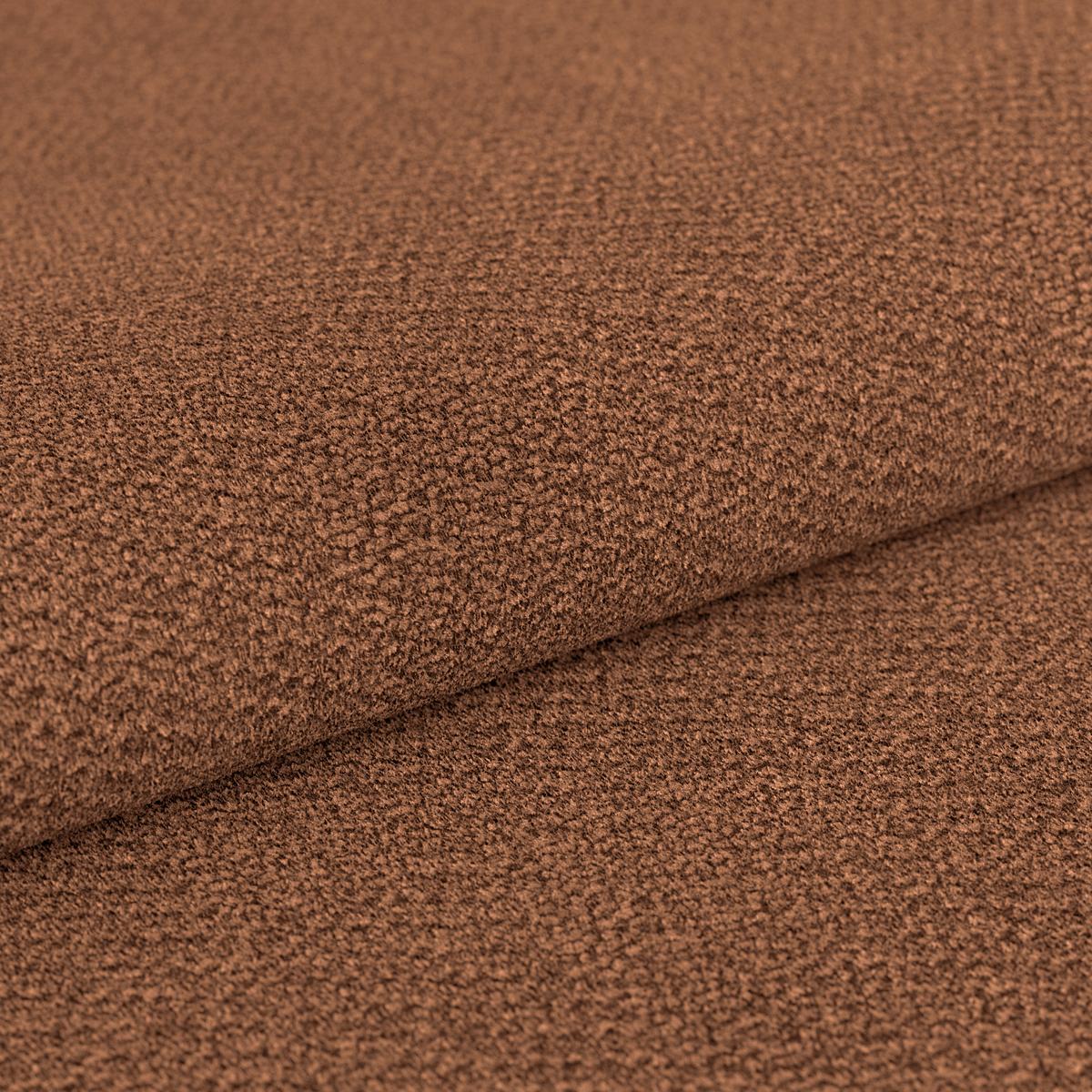 Ecksofa Barletta New Velours Terracotta, 228x289cm - Terracotta/Schwarz, ROMANTIK / LANDHAUS, Textil (228/289cm) - Luca Bessoni
